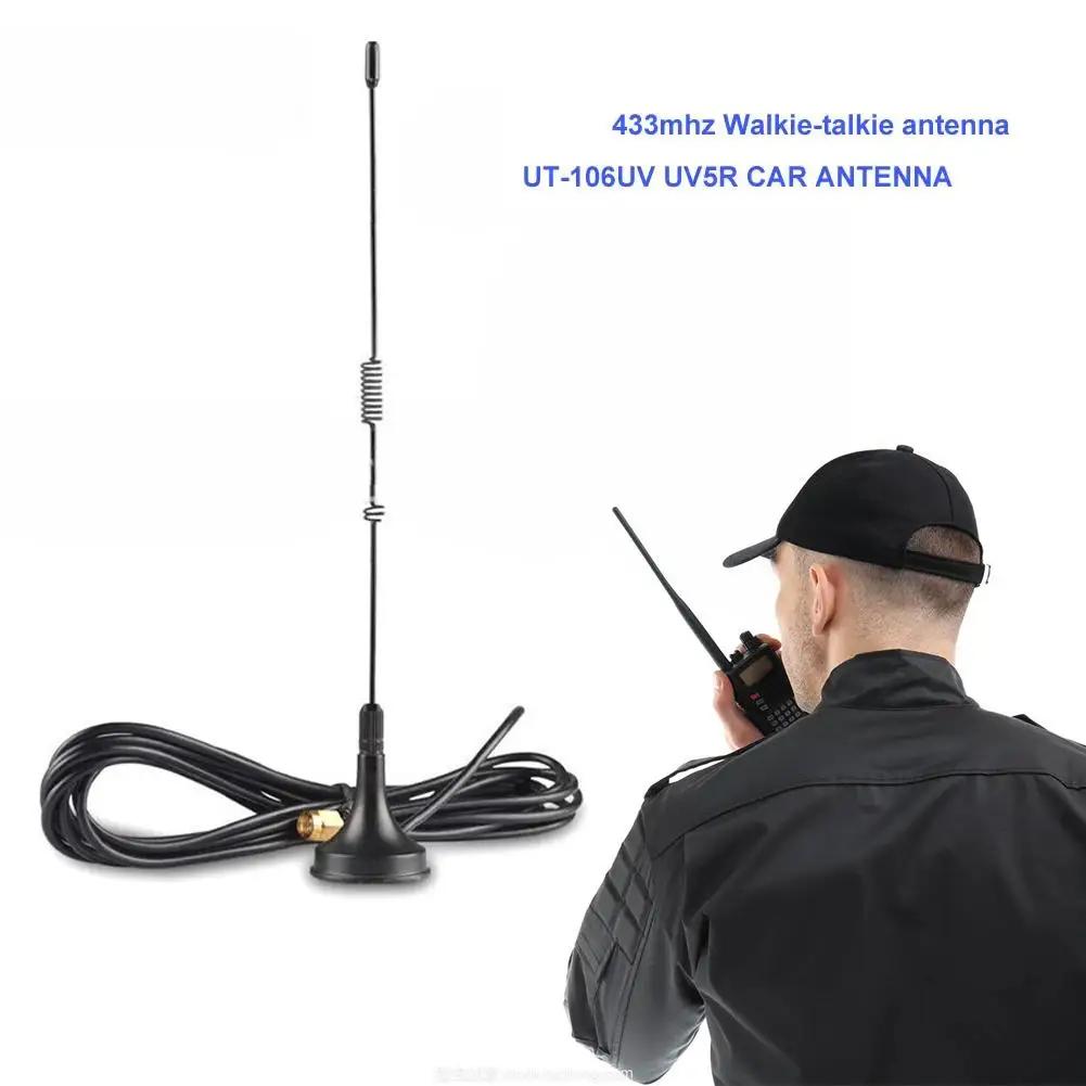 SMA- AntennaUT-106UV  ׳, 433MHz 跮 ̾ ׳,  ׳  3 ڵ UV5R ׸Ʈ  Inte P3J5, 1 